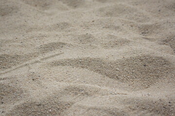 Macro of sand ripples on the beach, good lighting, texture