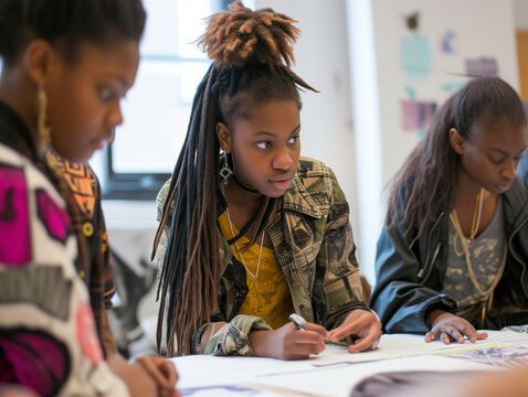 A Fashion Design Workshop For Teens Led By African-American Designers Nurturing Creativity And Skills