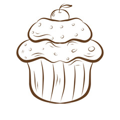 Illustration Cupcake