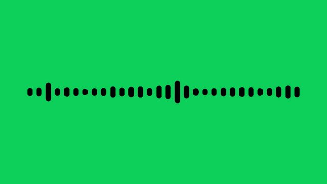 Green Screen audio Wave