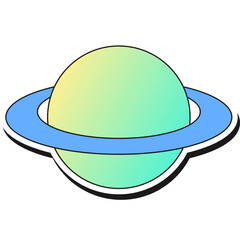 Retro Sticker Element