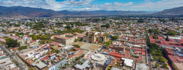 Beautiful view of Santo Domingo Old Church in Oaxaca, Mexico 4k landscape destinations 2024 america 