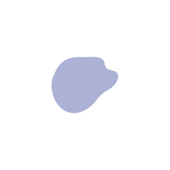 Modern liquid irregular blob shape abstract 