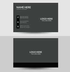 Fototapeta na wymiar Business card, Vector illustration. Creative And Clean Business Card Design Template, Visiting Card. 