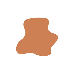 Brown liquid shapes 