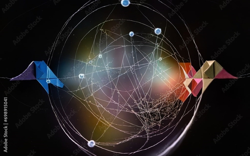 Poster abstract background with space