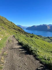 Roys Peak Track in Wanaka, South Island of New Zealand