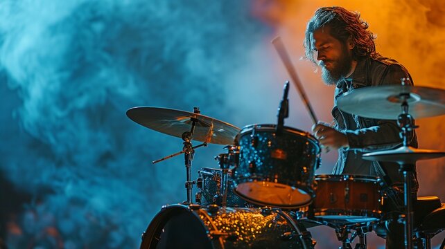 A performer performing at a festival or event with fans, along with the music and the audience on stage at a concert.