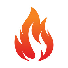 Fire Vector Logo Design Template