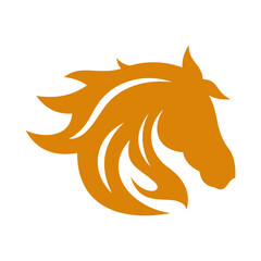 Horse Head Vector Logo Design Template