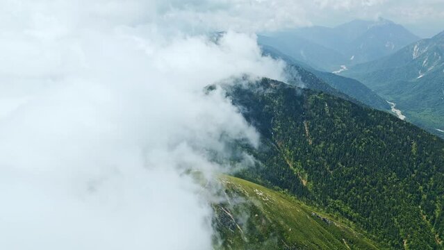 北アルプス蝶ヶ岳ドローン映像集⑬　日本の山　長野県