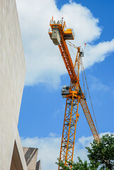 crane on a site