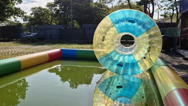 activity  Park is Water Zorbing. Enjoy aquatic life as you struggle in bubble! These water walkers are ultimate challenge, try to see if you can stand upright or run 