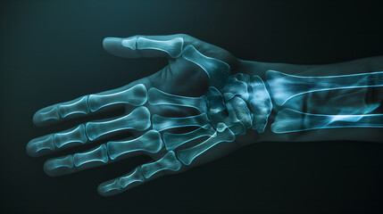 x ray of human hand