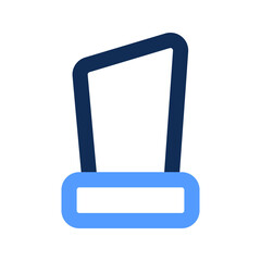 trophy outline color icon