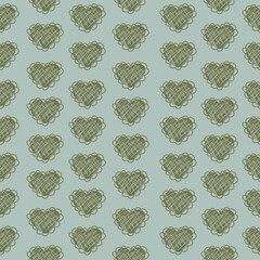 seamless pattern with hearts