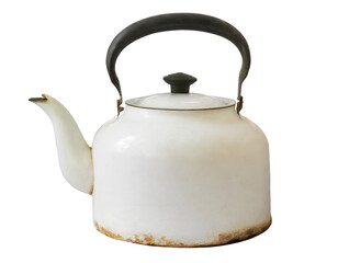 Old kettle - isolated