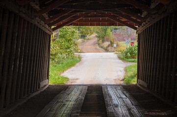 Waterford Covered Bridge in Waterford Township, Erie County