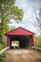 Waterford Covered Bridge in Waterford Township, Erie County