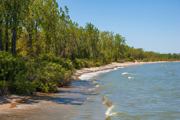 View of Lake Erie at Presque Isle State Park