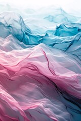 Obraz premium Pink and Blue Swirls