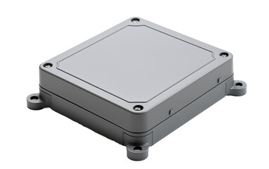 A Singular Image of a Junction Box Cover with Weatherproof Features for Secure Electrical Installations On a White or Clear Surface PNG Transparent Background.