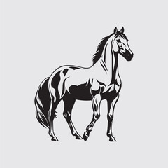 Obraz na płótnie Canvas Horse vector, Illustration Of a Horse
