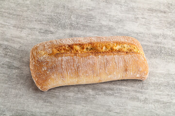 Italian ciabatta bread fresh and crust