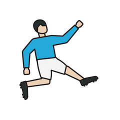 Soccer Player Illustration