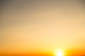 Sunset Sky Orange Cloud Sunrise Background Evening Golden Hour Blue Dawn Twilight Summer blur Nature Night Horizon Sun Clear Beautiful Clean Cloudy Light Dramatic Bright Calm Yellow Soft Warm Abstract