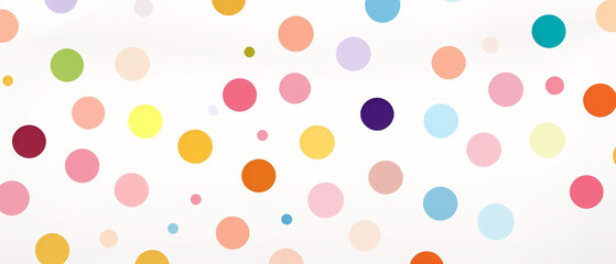 Vibrant polka dots dance across the fabric in a playful array of assorted cheerful colors.
