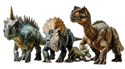 Set of Dinosaurs Illustration