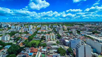 Latin America Buenos Aires, Argentina, view of the city from the roof of a skyscraper