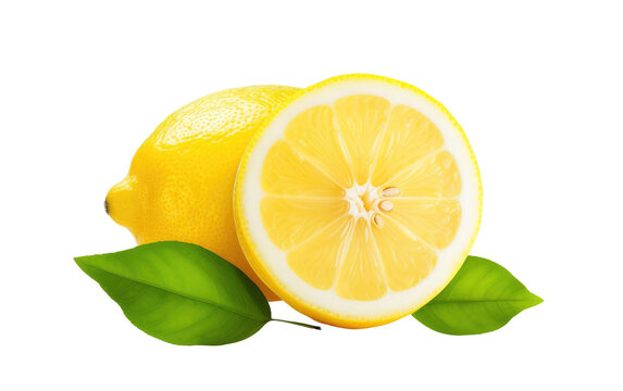 Citrus Freshness On Transparent Background