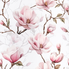 Naklejka premium Watercolor Seamless Pattern Printable Digital Paper