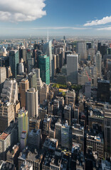 Blick vom Empire State Building Richtung Upper Manhatten, Manhatten, New York City, New York, USA