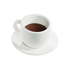 3D Coffee Cup Illustration