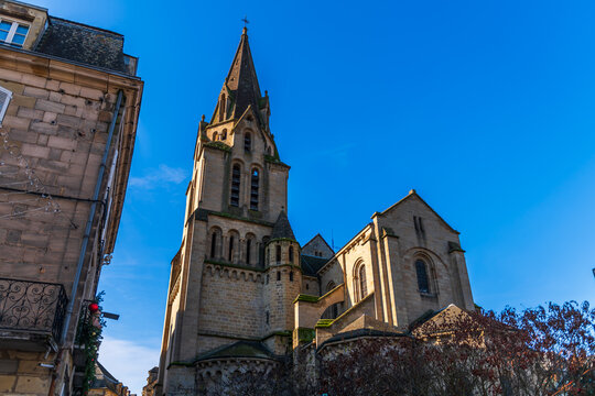Collegiate Church of Saint Martin, in Brive la Gaillarde, in Corr&egrave;ze, Nouvelle-Aquitaine, France