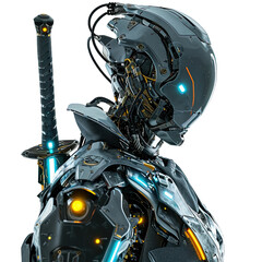 Fototapeta premium Robot Cyborg Soldier