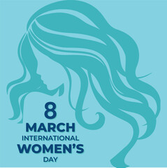 Free vector creative happy women's day event background, 8 March. Happy Women day 