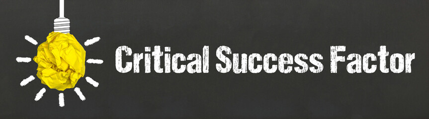 Critical Success Factor	 - obrazy, fototapety, plakaty