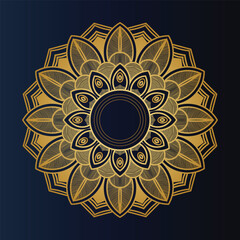 Vector luxury mandala template background and ornamental design for coloring page, greeting card, invitation, tattoo, floral mandala.
