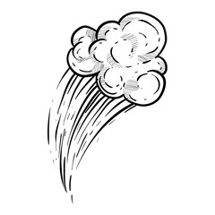 cloud handdrawn illustration