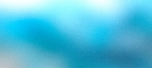 Light blue white color gradient background, smooth grainy texture effect, copy space - obrazy, fototapety, plakaty