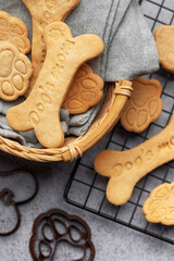 Homemade dog biscuits