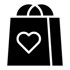 gift bag glyph 