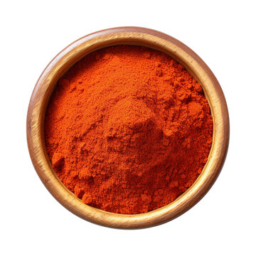 red paprika powder isolated on transparent background Remove png, Clipping Path, pen tool