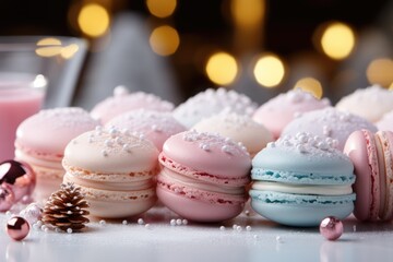 Obraz na płótnie Canvas Colorful background with festive sweets.