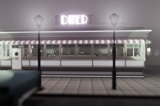 old fashioned american diner