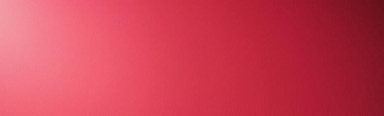 Abstract satin red wall texture background. Elegant background with space for design copy space. Gradient. Web banner. Wide panoramic template.